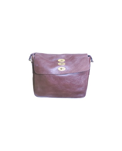 Brynmore Laptop Bag, &pound;425, Handbags, Brown, Leather, Front view